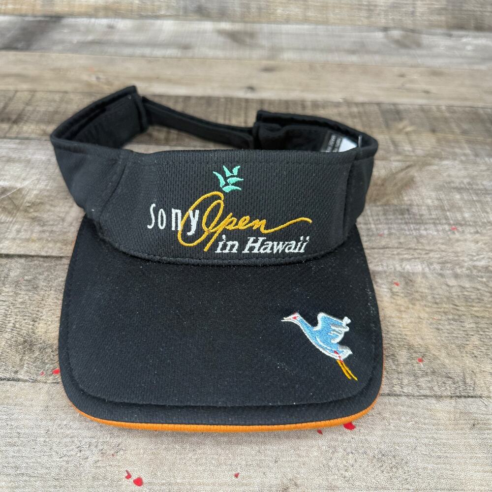 Sony Open Hawaii Golf Tournament Visor Hat Embroidered Logo Adjustable 2012